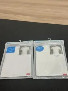 AIRism ショートスリーブ Tシャツ S ホワイト2枚組