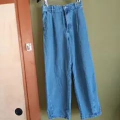 GU ワイドデニムパンツ Lサイズ