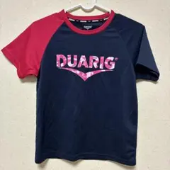 DUARIG Tシャツ ネイビー ピンク スポーツウェア　140のサムネイル