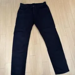 UNIQLO メンズ　EZYジーンズ　スリム　ブラック　美品