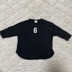 petit main 黒　長袖カットソー