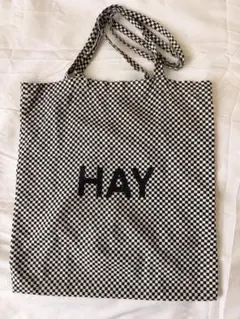 HAY チェッカーパターン トートバッグ