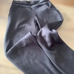 黒☆裏起毛★カジュアル★ウエストゴム☆パンツ★サイズM