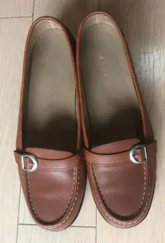 ハルタ　ローファー　ブラウン　本革