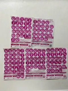 ヤマザキ春のパンまつり　シール　5皿分