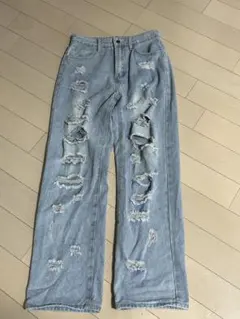 ダメージジーンズ デニムパンツ　M