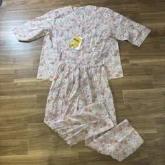 【新品】ワコール グランダー パジャマ 151 LP ピンク系 花柄 綿100%のサムネイル