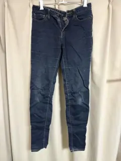 GU スキニーデニム ダークブルー