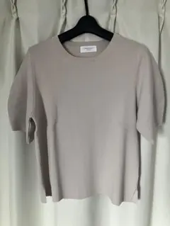 ★オペークドットクリップ★カーブスリーブニット★試着のみ★