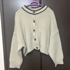 クルーネック カーディガン
