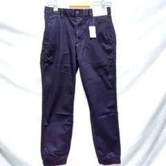 【完売品】ユニクロ コットンジョガーパンツ メンズ S ネイビー タグ付未使用品