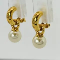 美品】 ソニアリキエル パール イヤリング ゴールド 希少 刻印 ヴィンテージのサムネイル