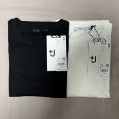 【新品・2枚セット】 ユニクロ +J スーピマコットンリラックスフィットクルーTのサムネイル