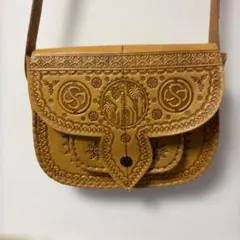 【ハンドメイド革鞄】ショルダー バック モロッコで購入