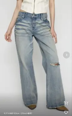 LAGUAGEM LOOSEY FLARE VINTAGE デニム 25inchのサムネイル