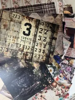 国内作家デザインペーパー50枚まとめ売り☆コラージュ素材A4両面印刷