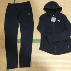 PUMA レディース L ブラック セットアップ