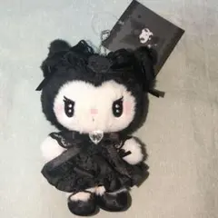 サンリオ　真夜中のメロクロ　クロミ　ぬいぐるみマスコットキーホルダー
