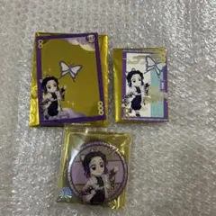 鬼滅の刃 中国限定 非遺 胡蝶しのぶ 缶バッジ ブロマイド クリアカード