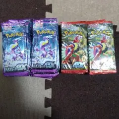 ポケモンカード バイオレットexスカーレットexまとめ売り 各38パック 計76