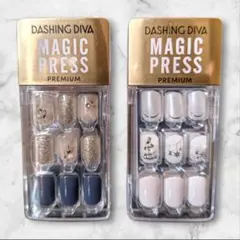 新品 ダッシングディバ マジックプレス 2個 プレミアム ネイルチップ つけ爪