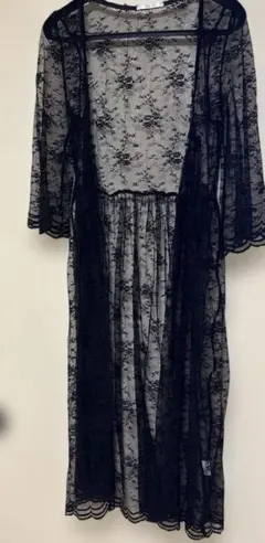 RETRO GIRL ブラックレースカーディガン