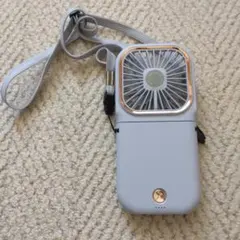 ハンディファン・ネックファン ブルーグレー　充電コードなし