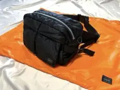 美品　PORTER 吉田カバン ポーター　タンカー　ウエストバッグ　ブラックのサムネイル