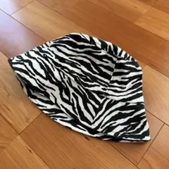 新品未使用 ゼブラ バケットハット•帽子•バケハ
