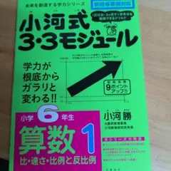 小河式 3・3 モジュール 算数 6年生 全3巻 - メルカリ