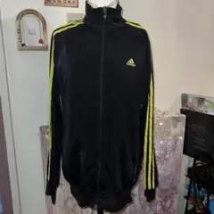 adidas ブラック/イエロー ジャージ