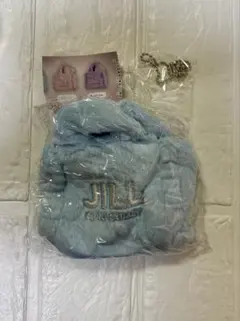 ジルバイジルスチュアート ミニフラッフィー トートバッグ ガチャブルー　③