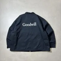 RED KAP Goodwill ワークジャケット企業ロゴオーバーサイズブラック
