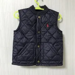 Ralph Lauren ネイビー ダウンベスト 12M
