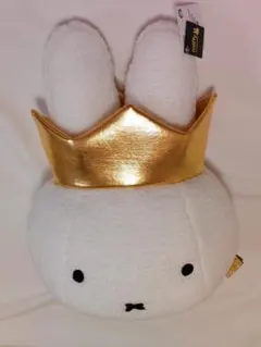 【タグ付き新品】ミッフィー もこもこフェイスクッション 70周年