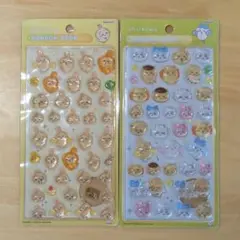 【模倣品】ちいかわ みんなニコニコ うさぎ ボンボンドロップシール ２枚セット
