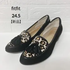 限定値下✨新品✨fitfit タッセルライトアップパンプニーカー　黒　パンプス