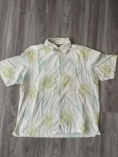 Claiborne XL 半袖花柄シャツ