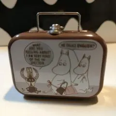 ムーミン ミニチュアトランク 缶 ガチャ ちゃいろのトランク ブリキ 小物入れのサムネイル