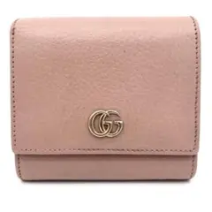 【現行】GUCCI 二つ折り財布 GGマーモントダブルG ミディアム ウォレット
