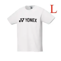 【新品】 ヨネックス スポーツウェア 半袖 Tシャツ 16501　ホワイト　Lのサムネイル