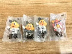 【レア】 Softbankホークスハリー＆ハニー キーホルダー 4種セットのサムネイル