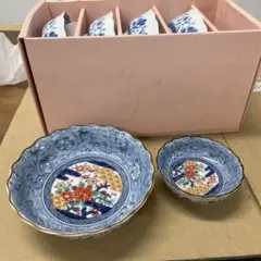 陶器製 食器5セット 大皿 小皿　-218