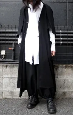 【未使用品】Ground Yヨウジヤマモト レーヨンドレープカーディガン ground y ロングドレープカーディガン yohji yamamoto 楽天市場