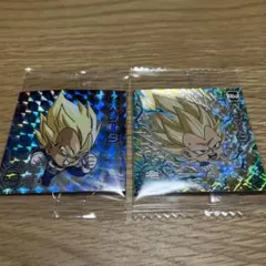 ドラゴンボールシールウエハース 超絶感謝の十周年 ベジータ 2種