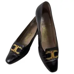 サルヴァトーレフェラガモ Ferragamo 本革 パンプス 4B