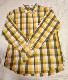 MADBURY チェック柄 長袖シャツ L 綿100%