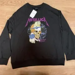 新品未使用品！METALLICA バンドスウェット　メンズXL ダークグレー