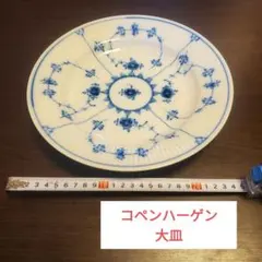 ロイヤルコペンハーゲンブルーフルーテッドプレインB&G304魚取っ手大皿