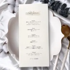 メニュー表　❤︎　メニュー　ドリンクメニュー　結婚式　ウェディング